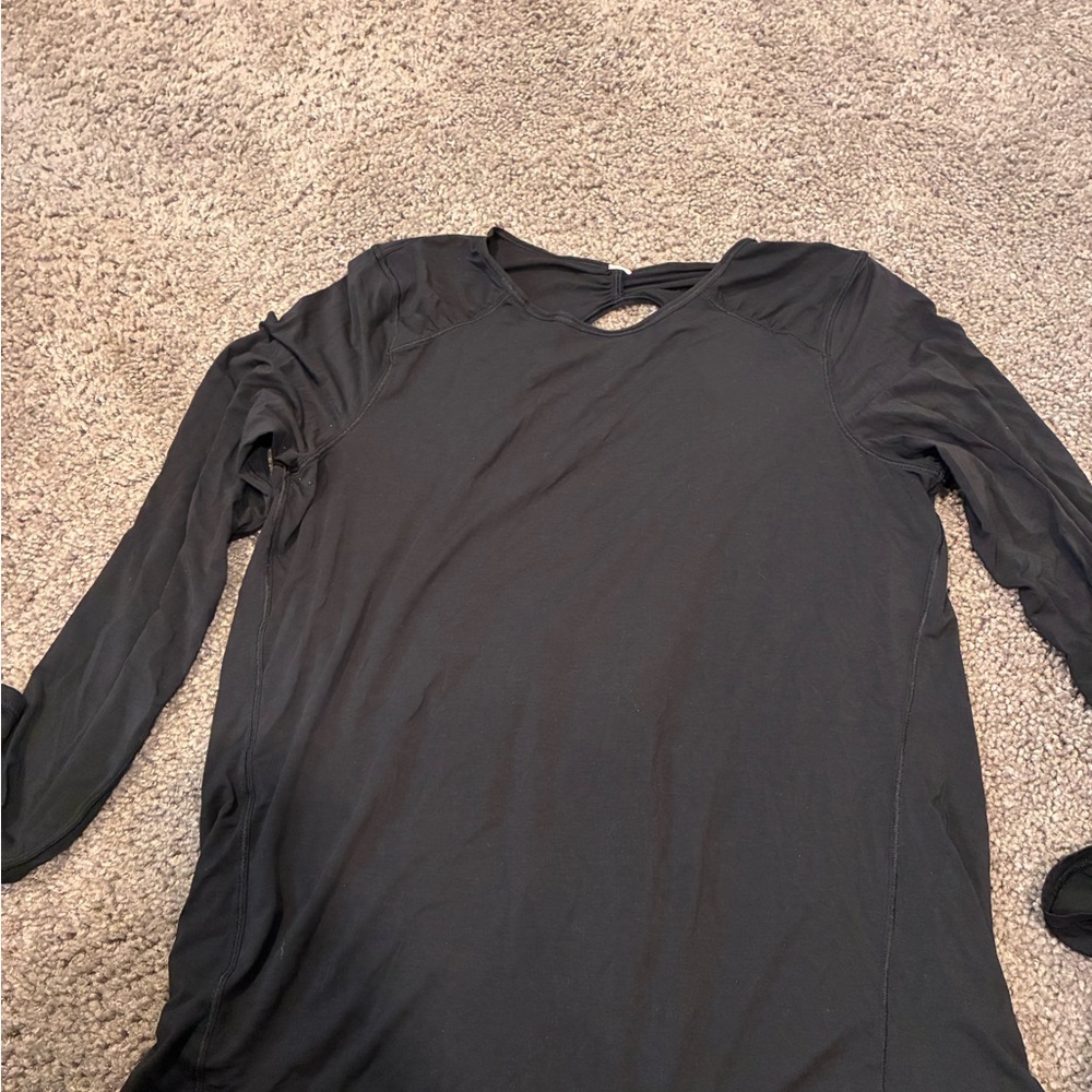 Black Long Sleeve Top